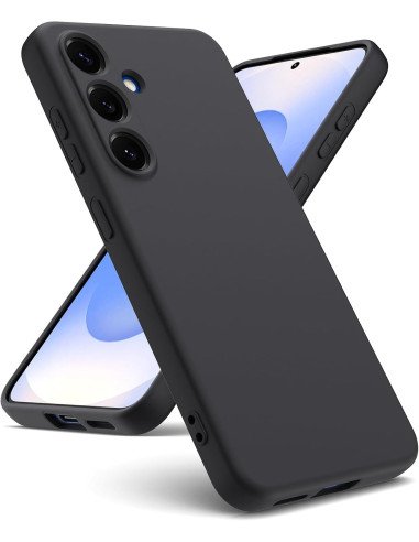 Funda silicona negra para Samsung S25 FE