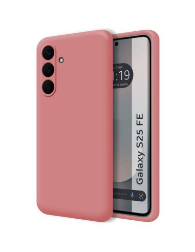 Funda silicona rosa para Samsung S25 FE / S26 FE